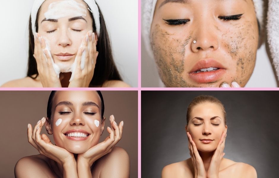 curare il viso in estate, skin care serale