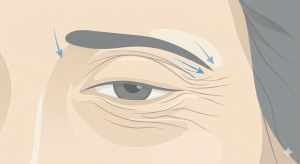 ringiovanire gli occhi -ptosi del sopracciglio